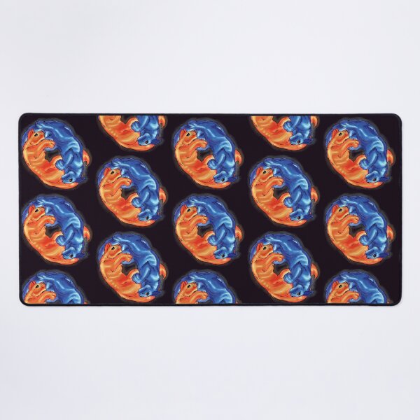 Item preview, Ying Yang Kitties - Orange & Blue Electrical designed and sold by AstralRavens.