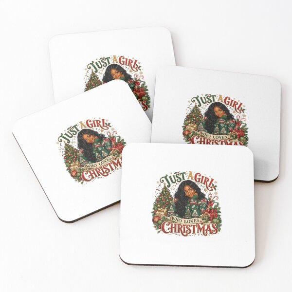 Item preview, Just A Girl Who Loves Christmas  designed and sold by Whimsy Petal and Co..