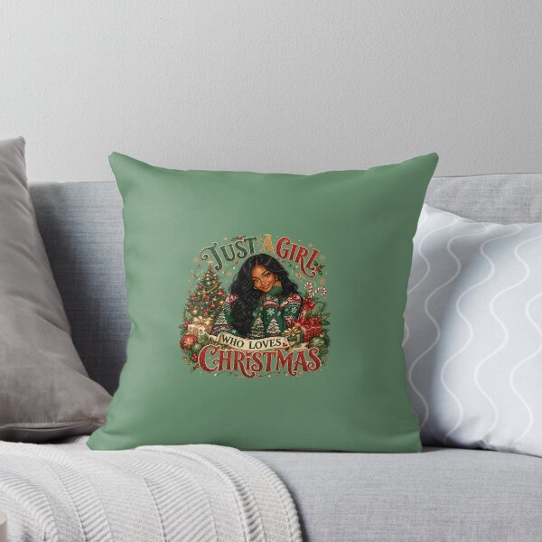 Item preview, Just A Girl Who Loves Christmas  designed and sold by Whimsy Petal and Co..