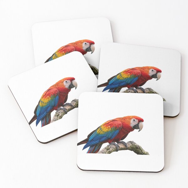 Item preview, Portrait of a Scarlet Macaw - Colorful Feathers on a Black Background designed and sold by Gabzerinho.