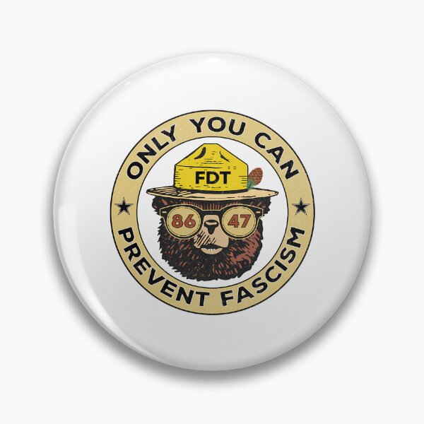 Item preview, Only You Can Prevent Fascism National Park Resist Bear Anti-Trump 8647 designed and sold by BurdenArts.