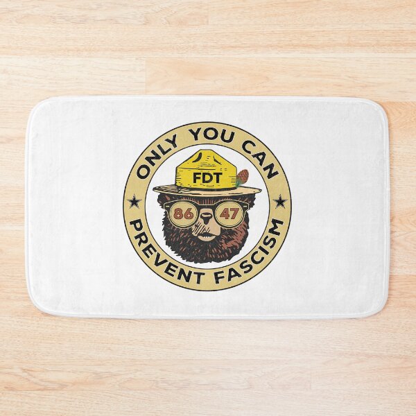 Item preview, Only You Can Prevent Fascism National Park Resist Bear Anti-Trump 8647 designed and sold by BurdenArts.