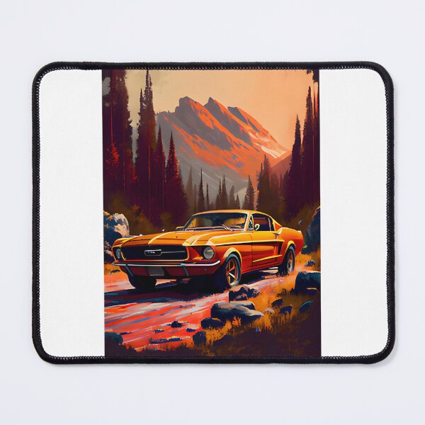 Item preview, Ford Mustang Chargeback Art: Beautiful Car Painting Illustration | ⭐⭐⭐⭐⭐ designed and sold by Bryceplays.