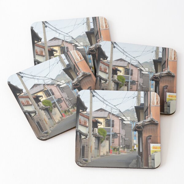 Item preview, Quiet Residential Street in Japanese Suburb designed and sold by MiraNadaPrints.