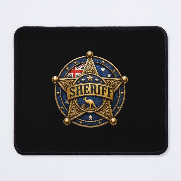 Item preview, Vintage Australian Sheriff Badge designed and sold by reanacreations.
