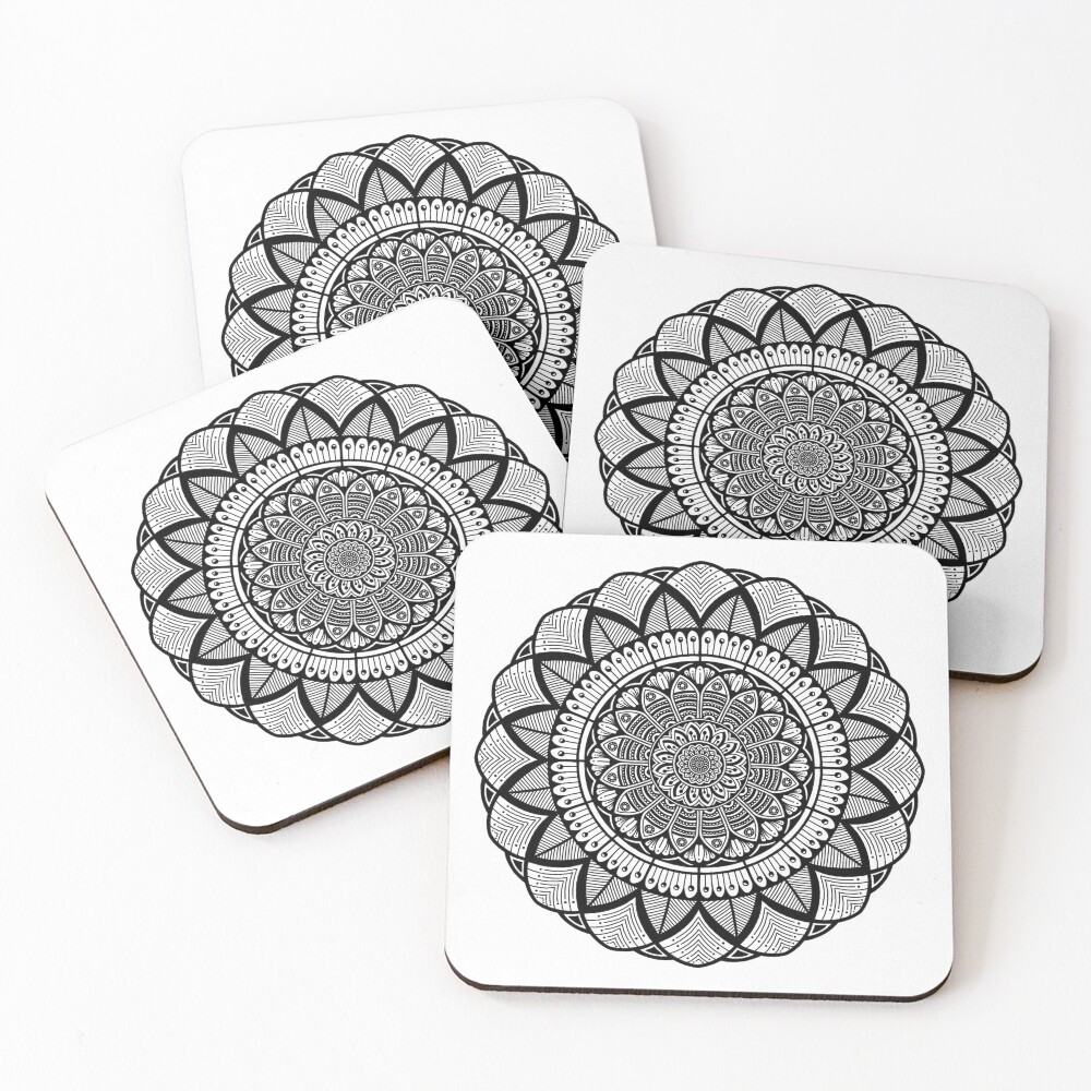 Item preview, Coasters (Set of 4) designed and sold by MandalaThreads.