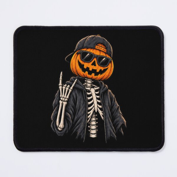 Item preview, Cool Pumpkin Head Skeleton Funny Halloween Jack O Lantern designed and sold by Kladhadredo.