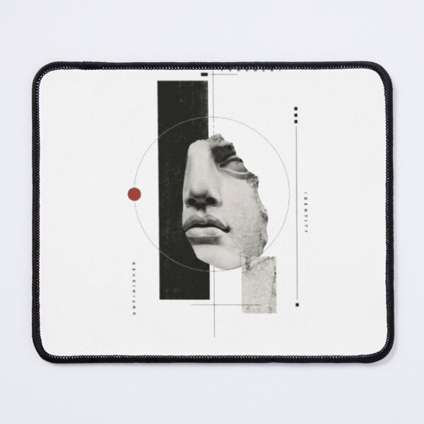 Item preview, Fragment Identity — Abstract Marble Face Minimalist Art designed and sold by mari0n980.