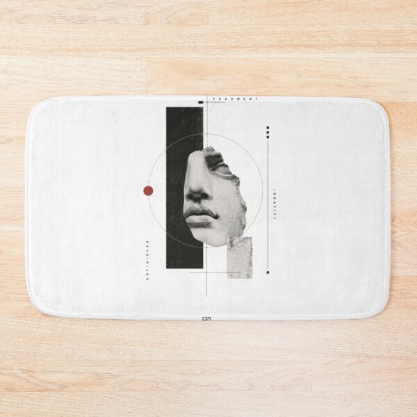 Item preview, Fragment Identity — Abstract Marble Face Minimalist Art designed and sold by mari0n980.