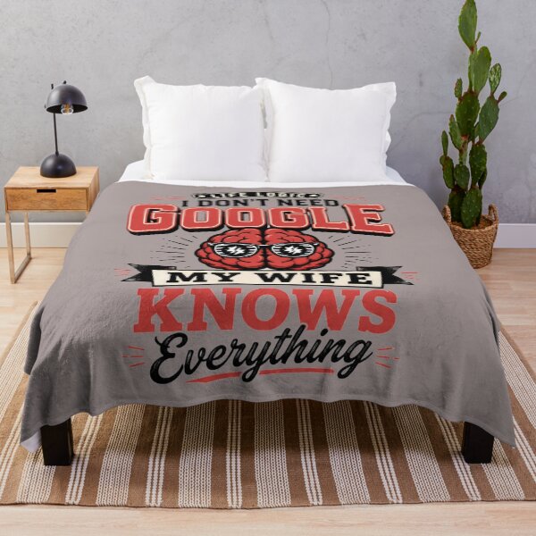 Item preview, I Don't Need Google My Wife Knows Everything designed and sold by FABIOLA1970.