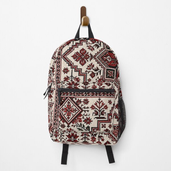 Item preview, Authentic Palestinian Tatreez Embroidery | Elegant Geometric Cross Stitch Art designed and sold by BrainCurves.