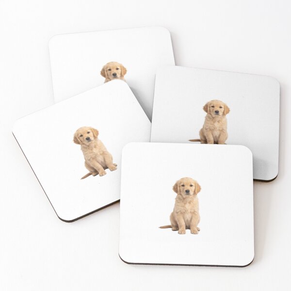 Item preview, Adorable Golden Retriever Puppy - Studio Portrait on White Background designed and sold by Gabzerinho.