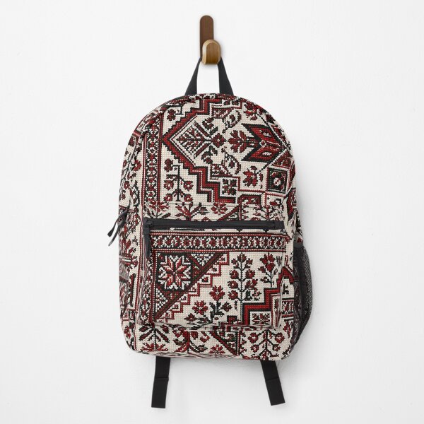 Item preview, Traditional Palestinian Tatreez Pattern | Intricate Geometric Folk Embroidery designed and sold by BrainCurves.