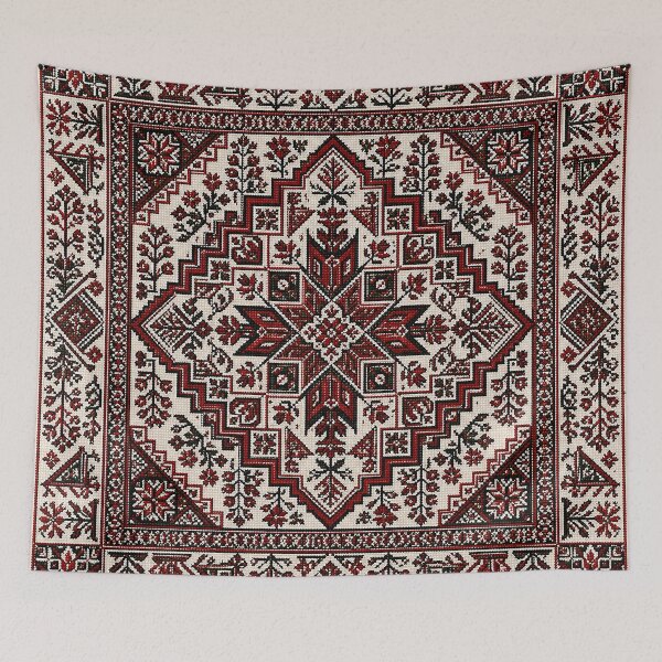 Item preview, Traditional Palestinian Tatreez Pattern | Intricate Geometric Folk Embroidery designed and sold by BrainCurves.
