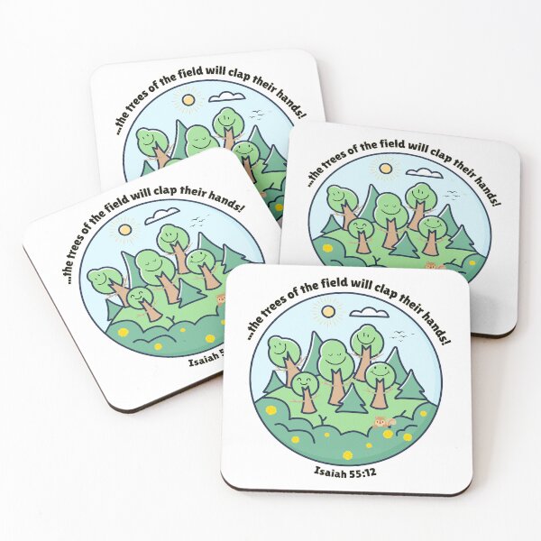 Item preview, Isaiah 55 12 | The Trees Will Clap Their Hands | Bible Verse Encouragement designed and sold by SunandShade.