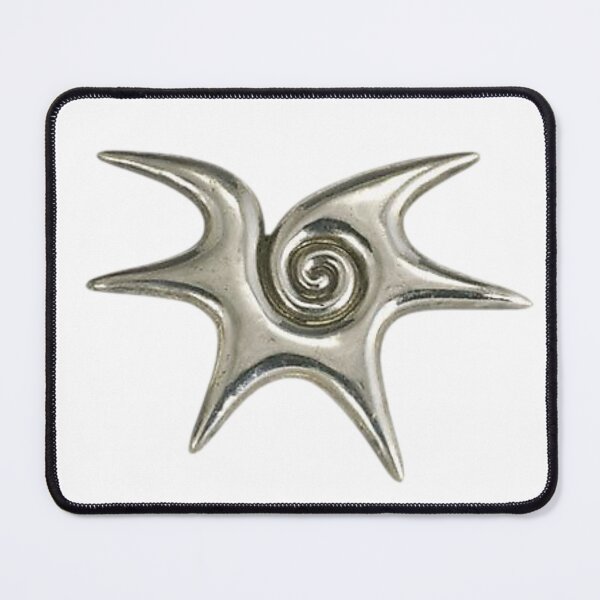Item preview, Silver Spiral Star Pattern designed and sold by ForgottenTh1ngs.