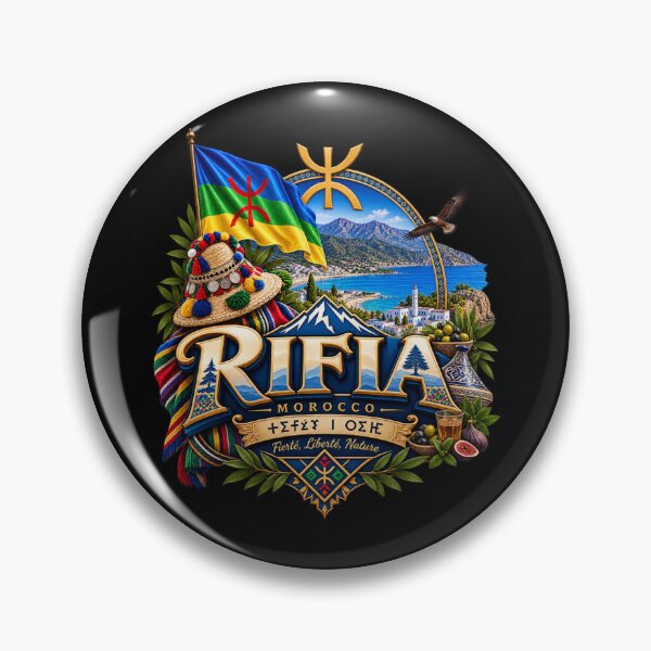 Item preview, Rifia Morocco Vintage Travel Poster - The Proud Moroccan designed and sold by SilverLook48.