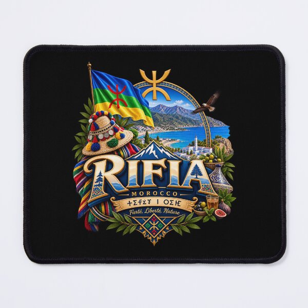 Item preview, Rifia Morocco Vintage Travel Poster - The Proud Moroccan designed and sold by SilverLook48.