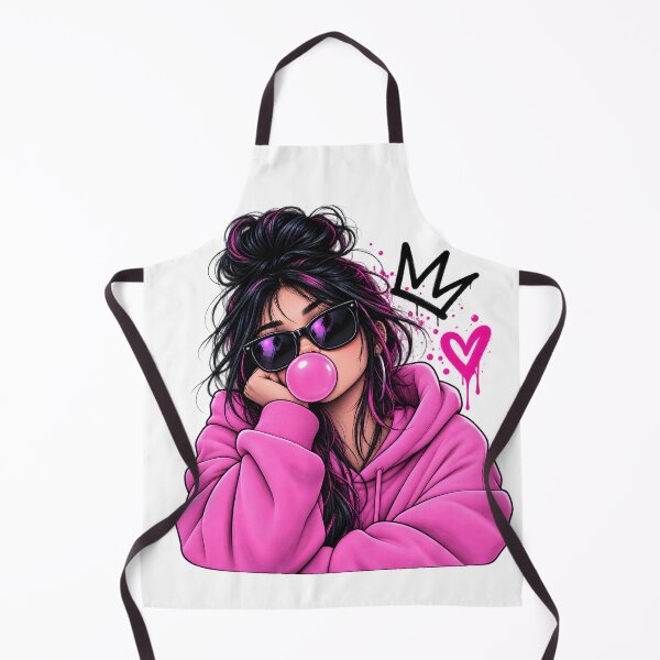 Item preview, Pink Bubblegum Girl Neon Streetwear Art designed and sold by TinyWeird.
