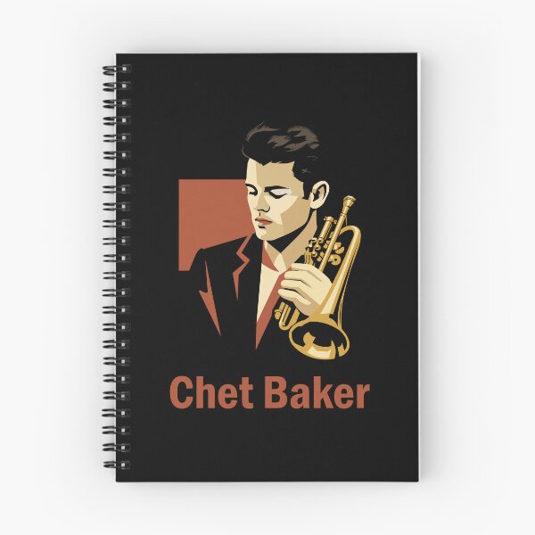 Item preview, Chet Baker cool jazz portrait – minimalist 1950s musician art designed and sold by THE MODA STEREO.
