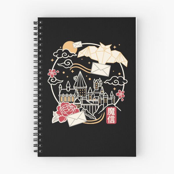 Item preview, Geometric Origami Owl Delivering a Magic Letter - Japanese Kanji Dark Fantasy designed and sold by NemiMakeit.