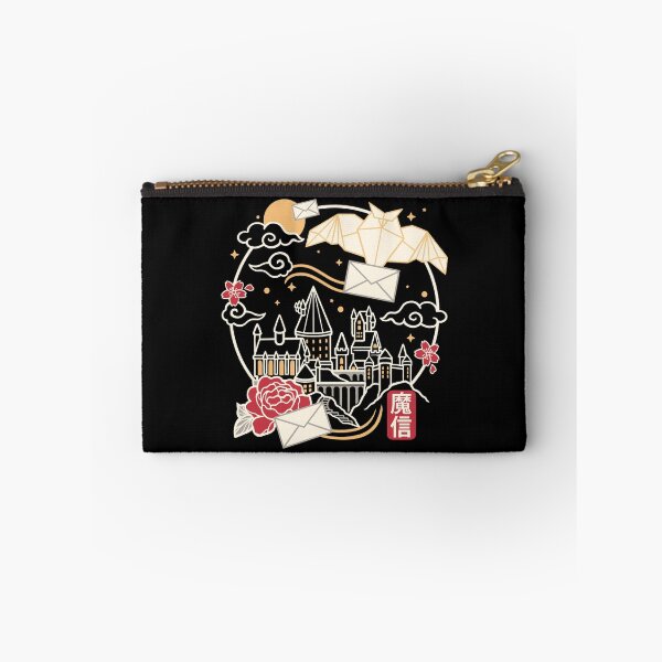 Item preview, Geometric Origami Owl Delivering a Magic Letter - Japanese Kanji Dark Fantasy designed and sold by NemiMakeit.