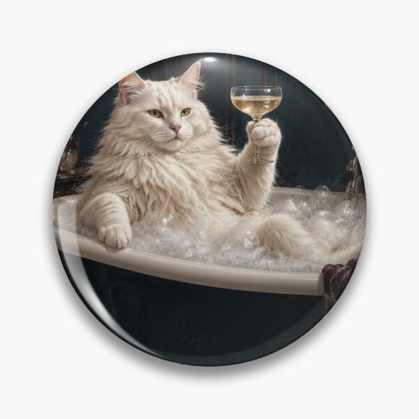 Item preview, Nine Lives with Champagne designed and sold by FloramoonArt.