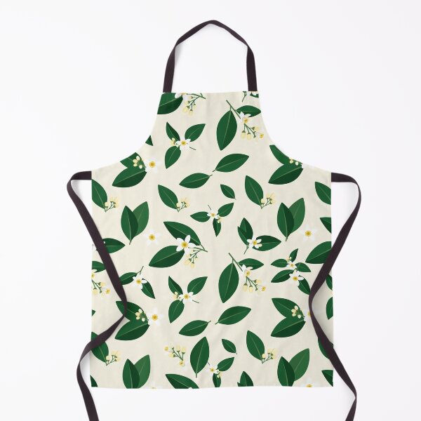Item preview, Fresh Citrus Blossom and Green Leaf Botanical Pattern designed and sold by Nontanut easydesign.
