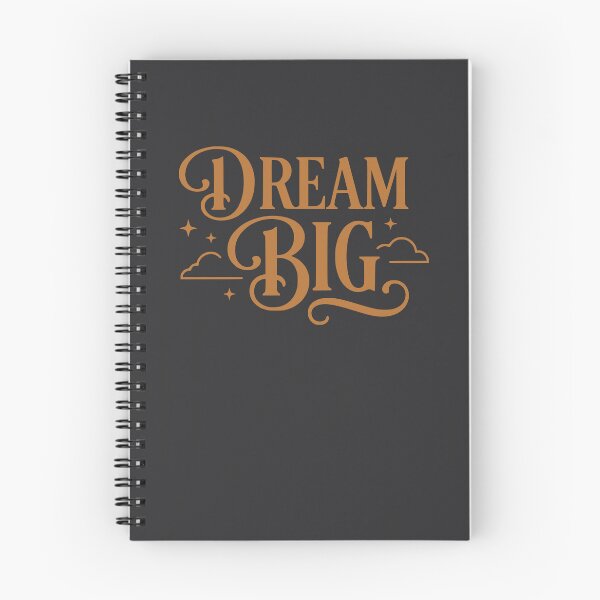 Item preview, Dream Big - Inspirational Retro Quote (Copper Edition) designed and sold by RetroNeon.