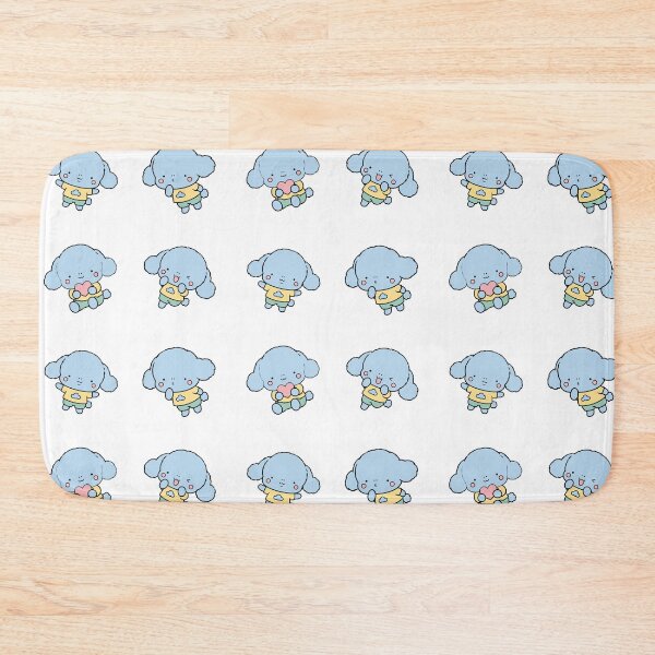 Item preview, Cute Blue Kawaii Animal Character – Adorable 4 Pose Design designed and sold by dreampik.
