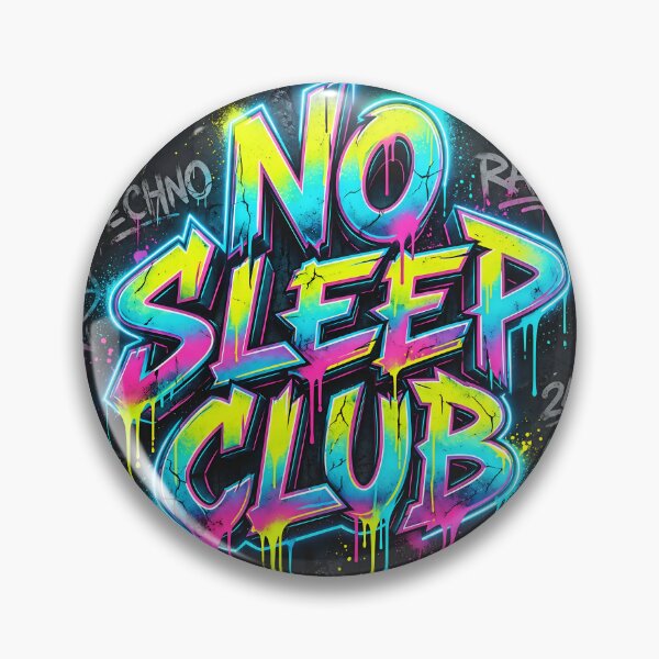 Item preview, No Sleep Club – Neon Nightlife Graffiti 2 designed and sold by RH Design Lab.