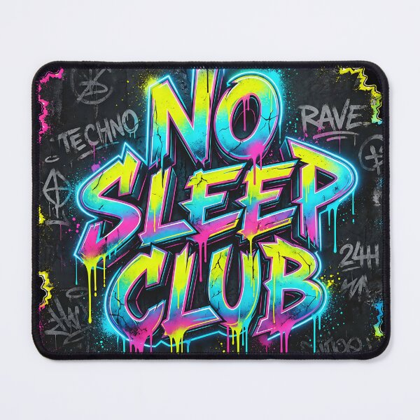 Item preview, No Sleep Club – Neon Nightlife Graffiti 2 designed and sold by RH Design Lab.