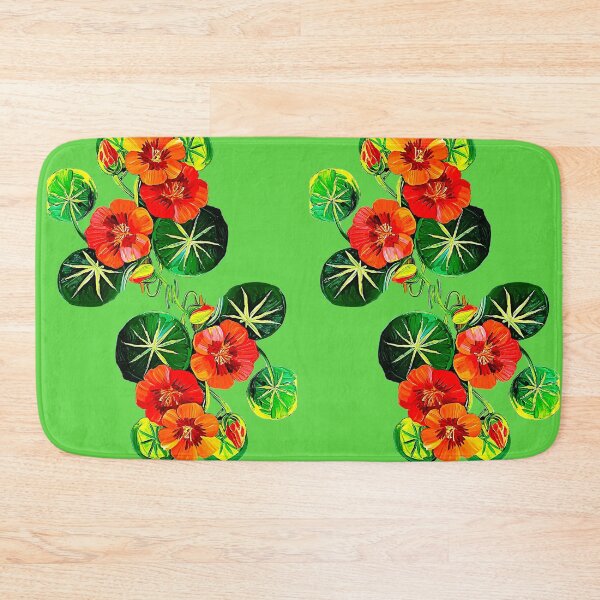 Item preview, Vintage Nasturtium Botanical Illustration Art designed and sold by @Reikiama.