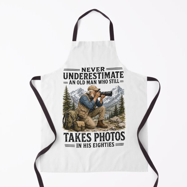 Item preview, Never Underestimate an Old Man Who Still Takes Photos designed and sold by a-turner-paint.