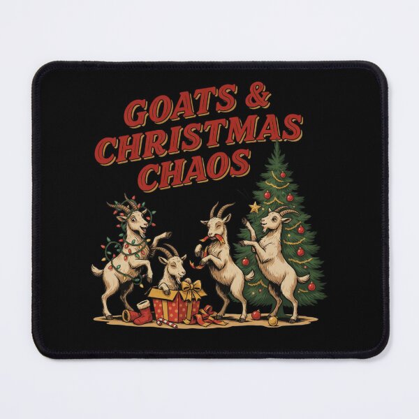 Item preview, Goats & Christmas Chaos – Funny Festive Goat Holiday designed and sold by Nzgiftsandmore.