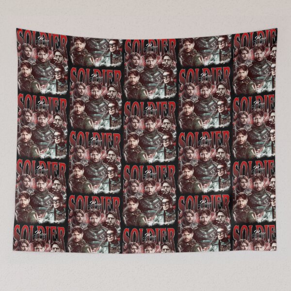 Item preview, Vintage Soldier Boy The Boys Hero Movie Fan Sticker designed and sold by HoldwestShopNow.