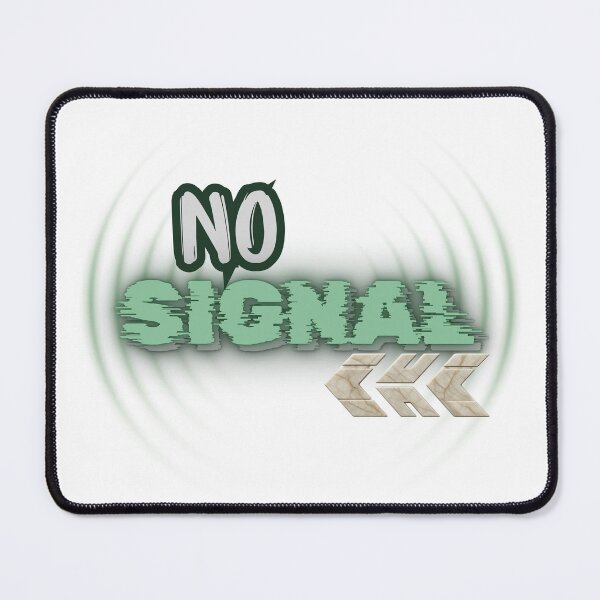 Item preview, Minimal No Signal T-Shirt Design designed and sold by mx3star.