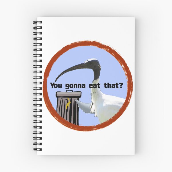 Item preview, Ibis bin chicken asking if you’re gonna eat that trash drawing  designed and sold by QueenOfCorn.