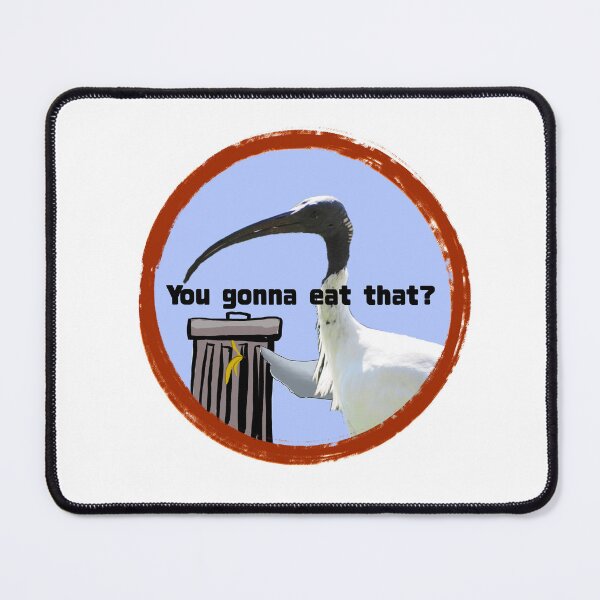 Item preview, Ibis bin chicken asking if you’re gonna eat that trash drawing  designed and sold by QueenOfCorn.