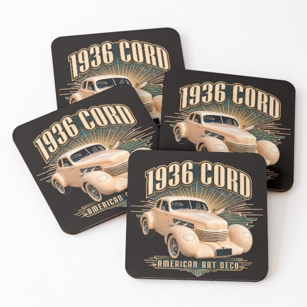 Item preview, Coche clásico americano Cord Art Deco de 1936 designed and sold by TZehrfeldPhotos.