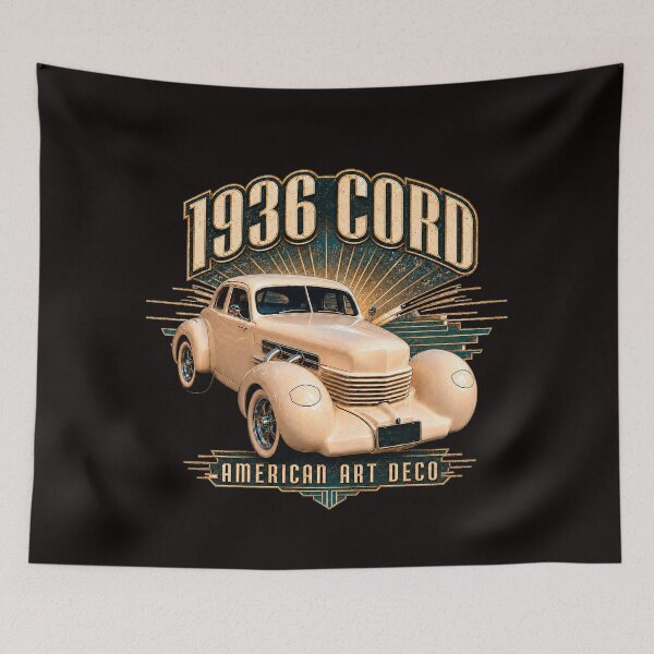 Item preview, Coche clásico americano Cord Art Deco de 1936 designed and sold by TZehrfeldPhotos.