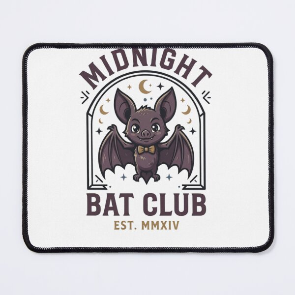 Item preview, Midnight Bat Club Cute Gothic Bat designed and sold by happyshirt27.