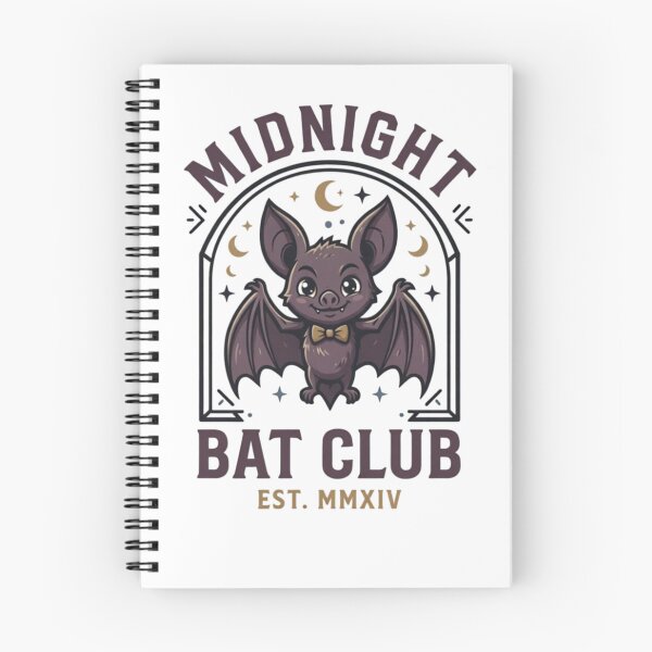 Item preview, Midnight Bat Club Cute Gothic Bat designed and sold by happyshirt27.