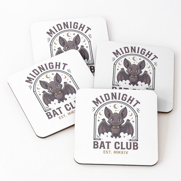Item preview, Midnight Bat Club Cute Gothic Bat designed and sold by happyshirt27.