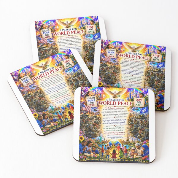 Item preview, A Prayer for World Peace – Blessed Are the Peacemakers designed and sold by New Wave Artworks & Odds &Ends.