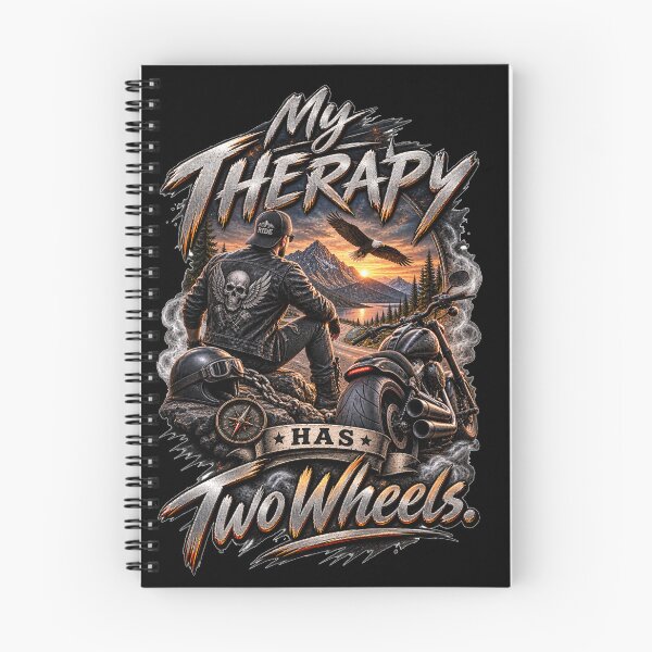 Item preview, My Therapy Has Two Wheels Biker designed and sold by Wild Ink Studio by Barbara.