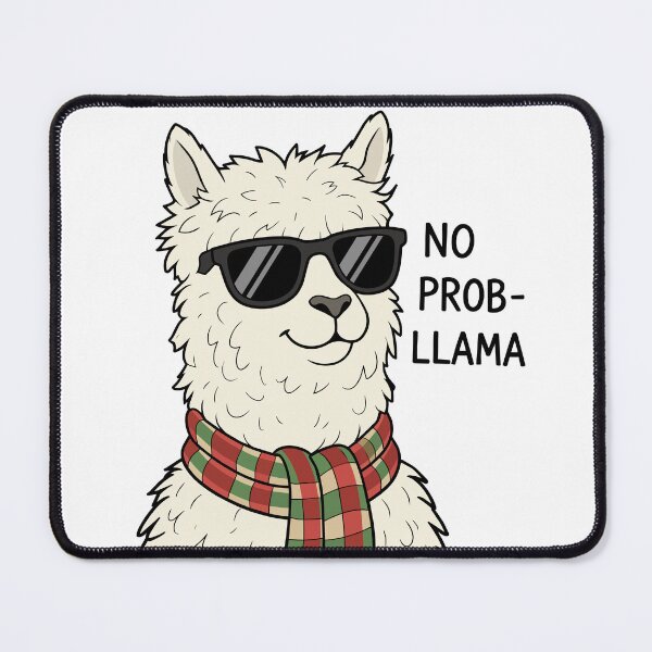 Item preview, No Prob-Llama Cool Llama designed and sold by BanksyNB.