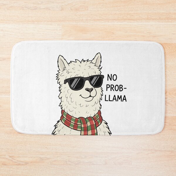 Item preview, No Prob-Llama Cool Llama  designed and sold by BanksyNB.
