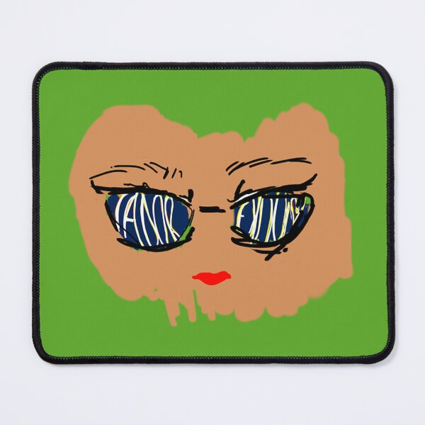 Item preview, Electric Blue Eyes Doodle designed and sold by Nora-made-this.