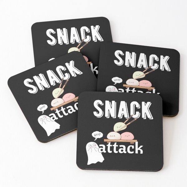 Item preview, Funny Snack Attack - Gasp | Mochi | Ghost designed and sold by SunandShade.